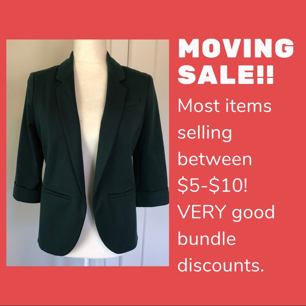 Hunter Green Knit Blazer